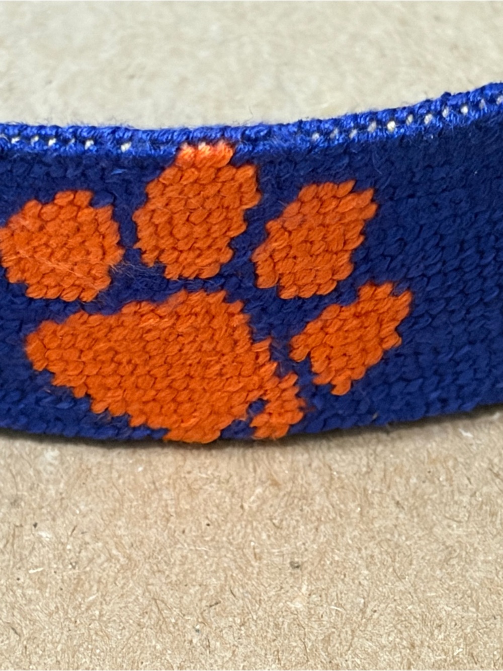 Smathers & Branson Clemson Belt Size 40 - Picture 2 of 9